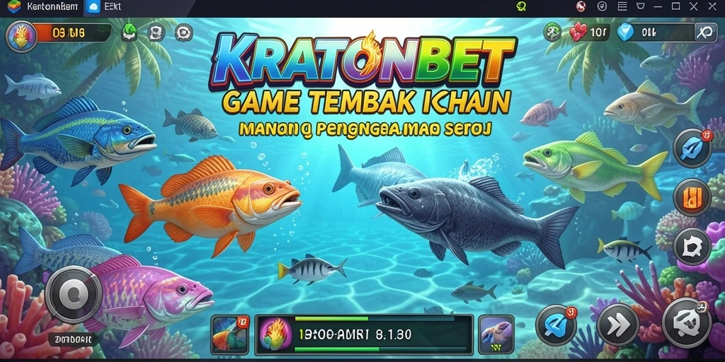 Gameplay seru KRATONBET dengan pilihan ikan yang variatif.