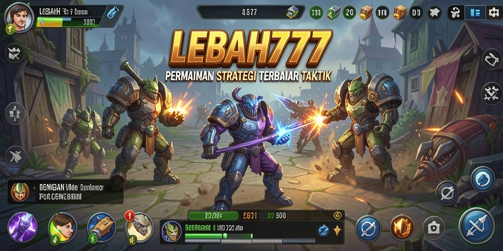 Screenshot menunjukkan aksi gameplay intens dari LEBAH777 yang penuh strategi.