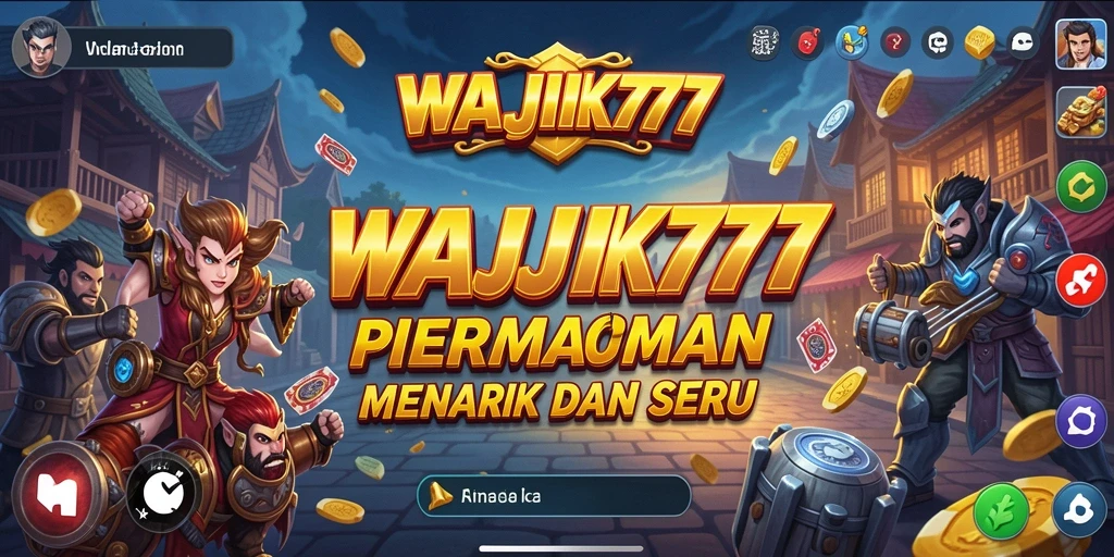 Tangkapan layar menunjukkan aksi seru dalam WAJIK777.